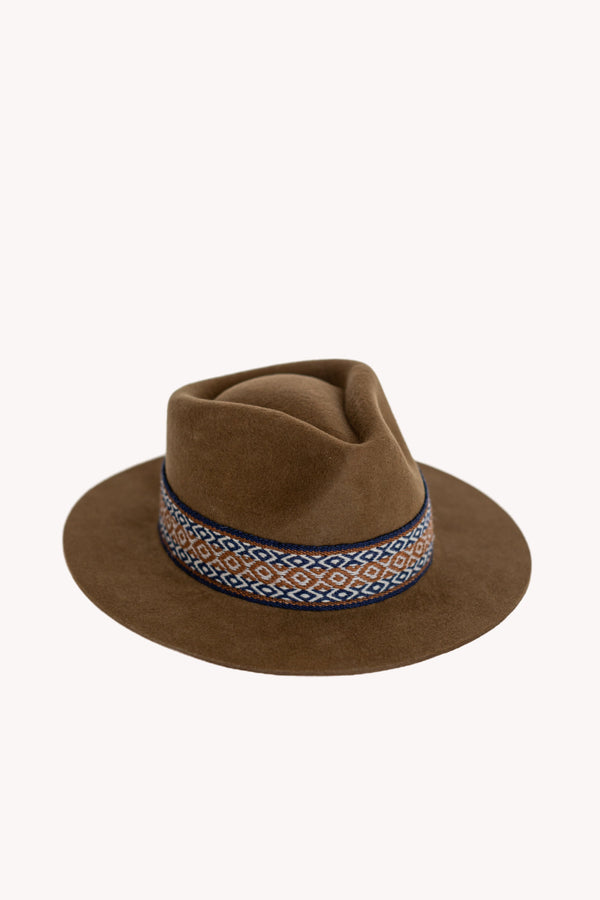 Chestnut Fedora Hat