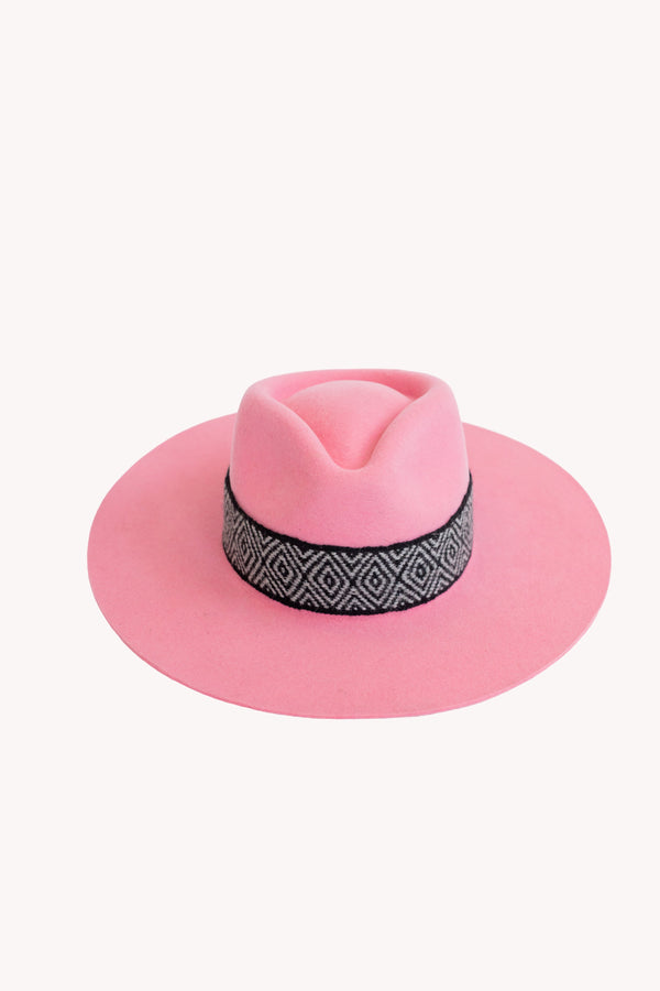 Bubble Gum Pink Western Hat