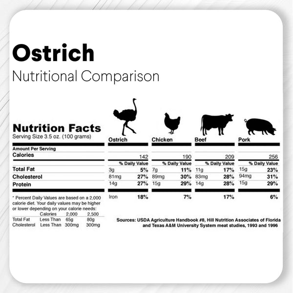 Os de hanche d'autruche. Friandise naturelle et durable pour chien, par Savannah Pet Food.