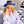 Electric Blue Spanish Hat