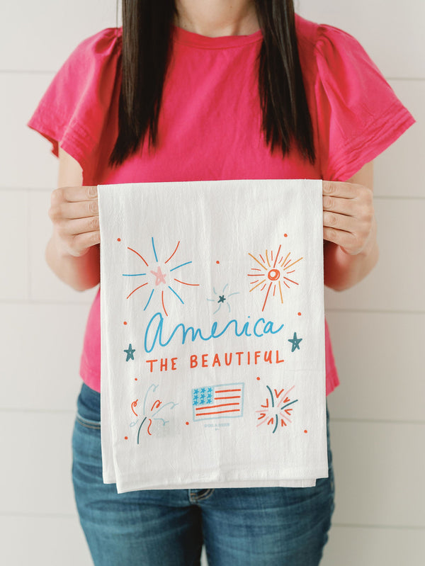 America The Beautiful Towel