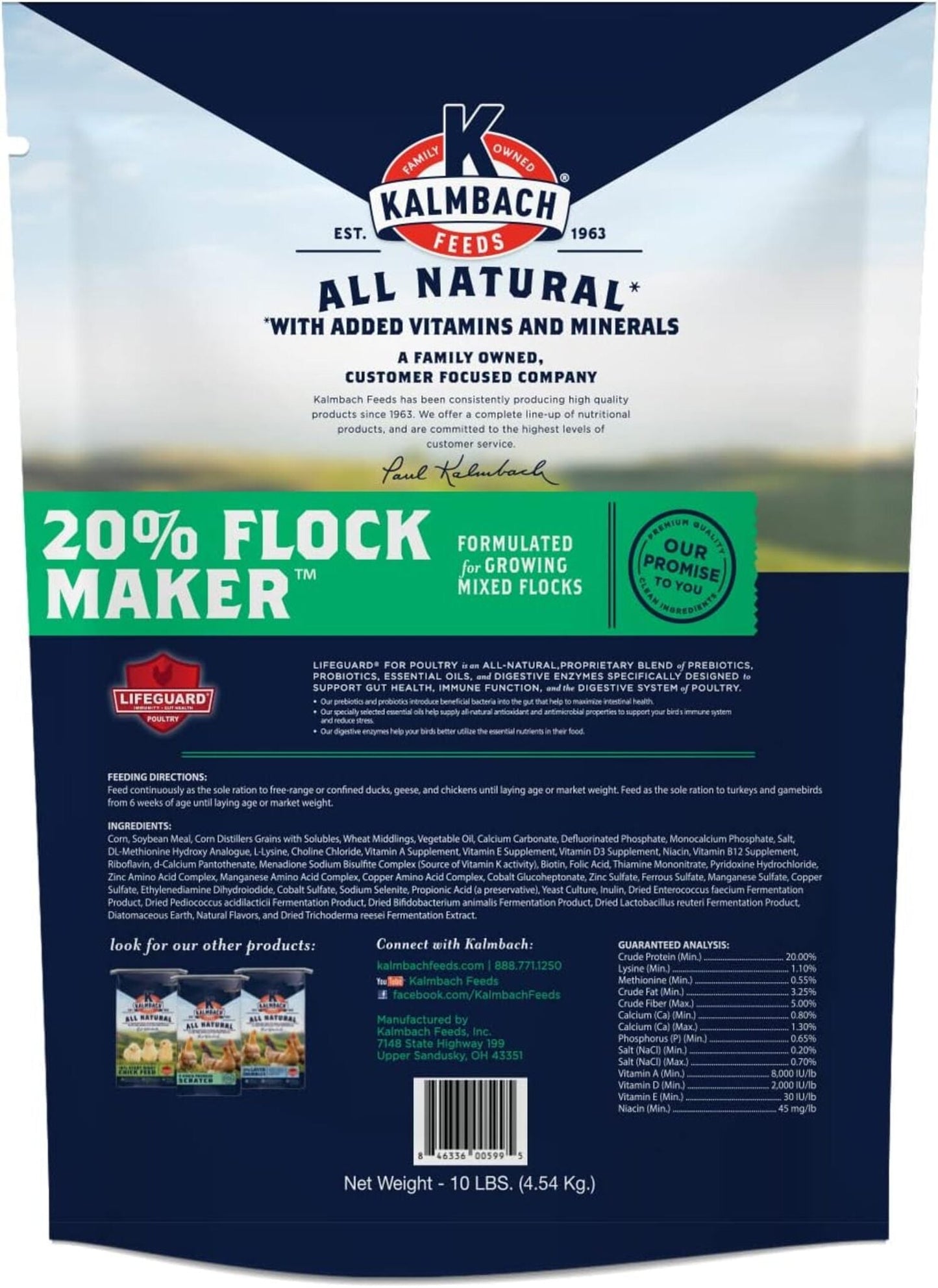 Kalmbach 20 % entièrement naturel FLOCK MAKER Crumbles - 10 lb