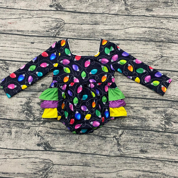 Lights ruffle romper