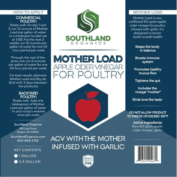 Mother Load | Apple Cider Vinegar for Chickens