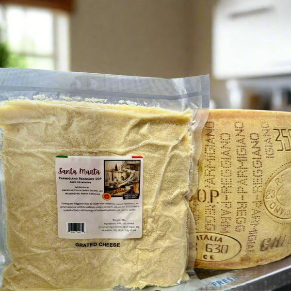 Bulk Grated Parmigiano Reggiano- 3 Pack of 2lb Bags