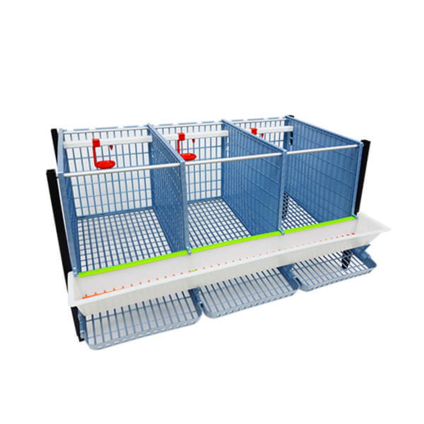 Cage à poulets - 2 couches H : 15"