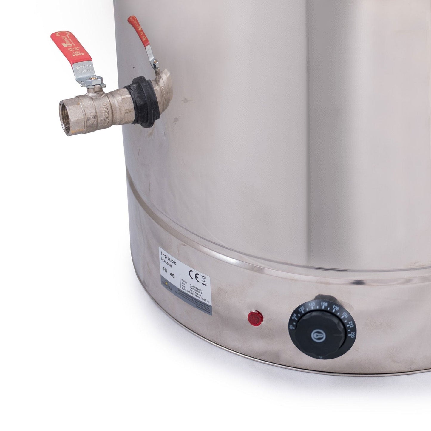 Échaudoir à volaille en acier inoxydable avec plongeur manuel, 16 gal