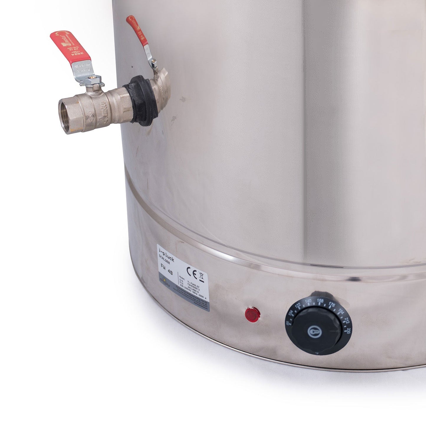 Échaudoir à volaille en acier inoxydable avec plongeur manuel, 26 gal