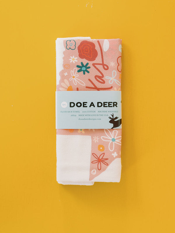 Texas Floral Towel