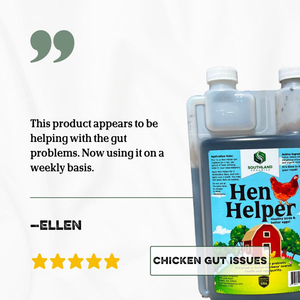 Hen Helper | Probiotics and Electrolytes for Chickens