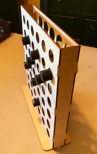 Vertical Paint Rack - For 1oz Mission Models Premium Hobby Paints ...