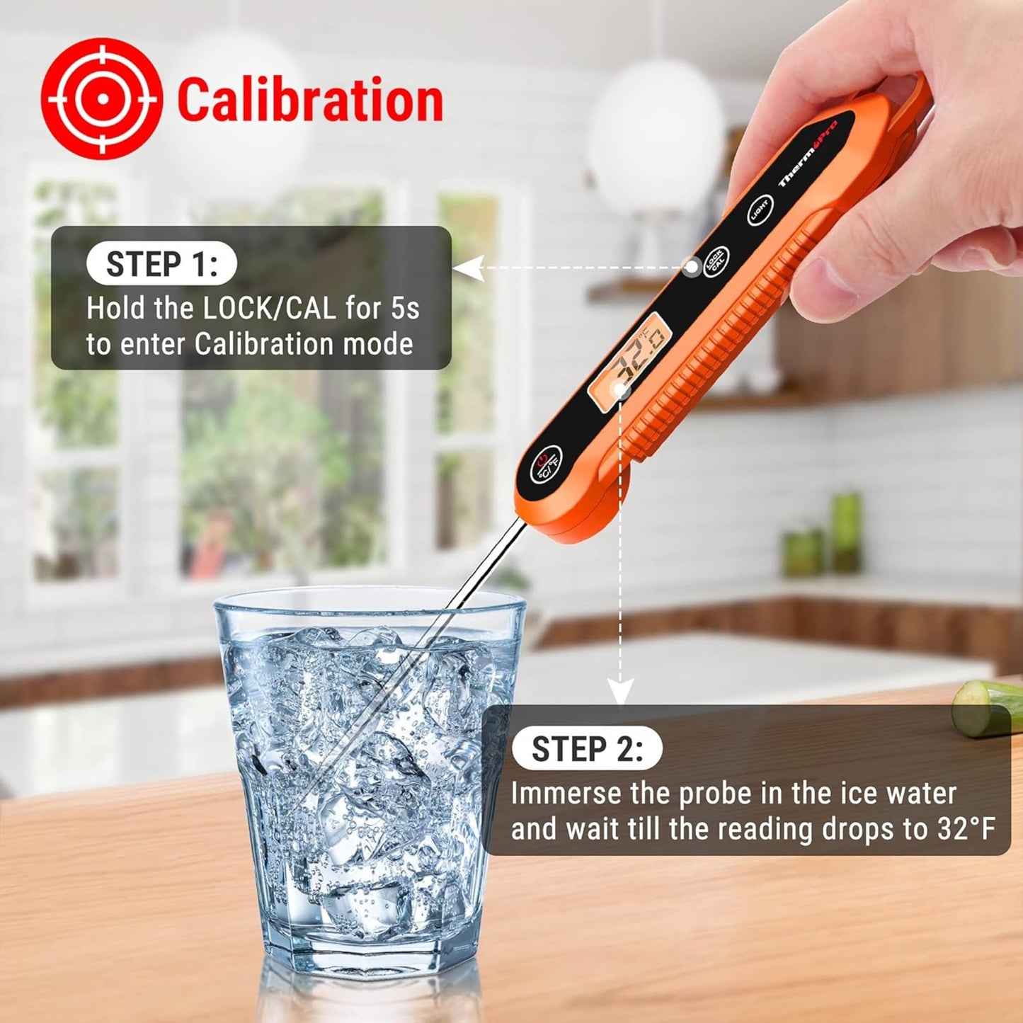 Thermomètre à viande à lecture instantanée ThermoPro TP03H