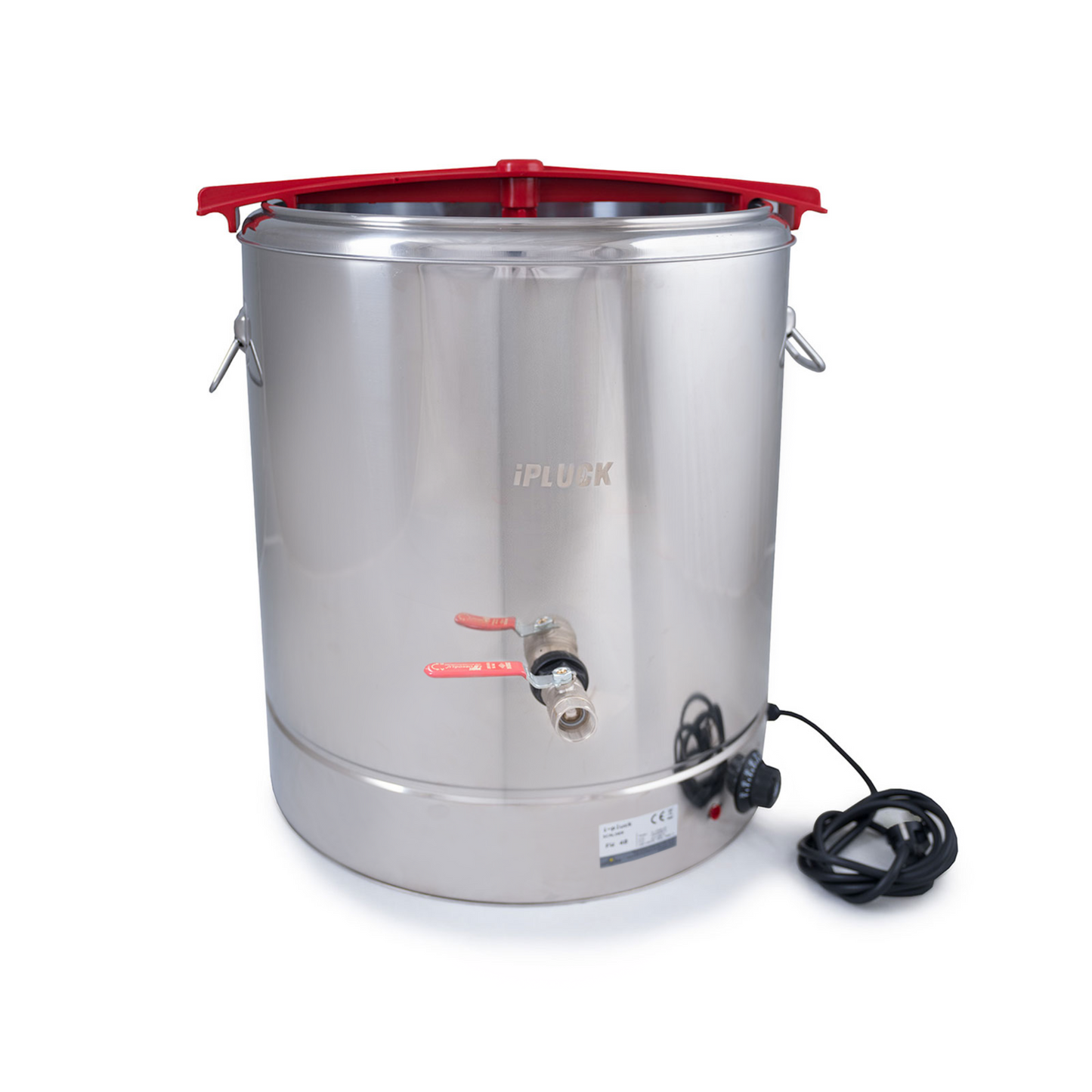 Échaudoir à volaille en acier inoxydable avec plongeur manuel, 16 gal
