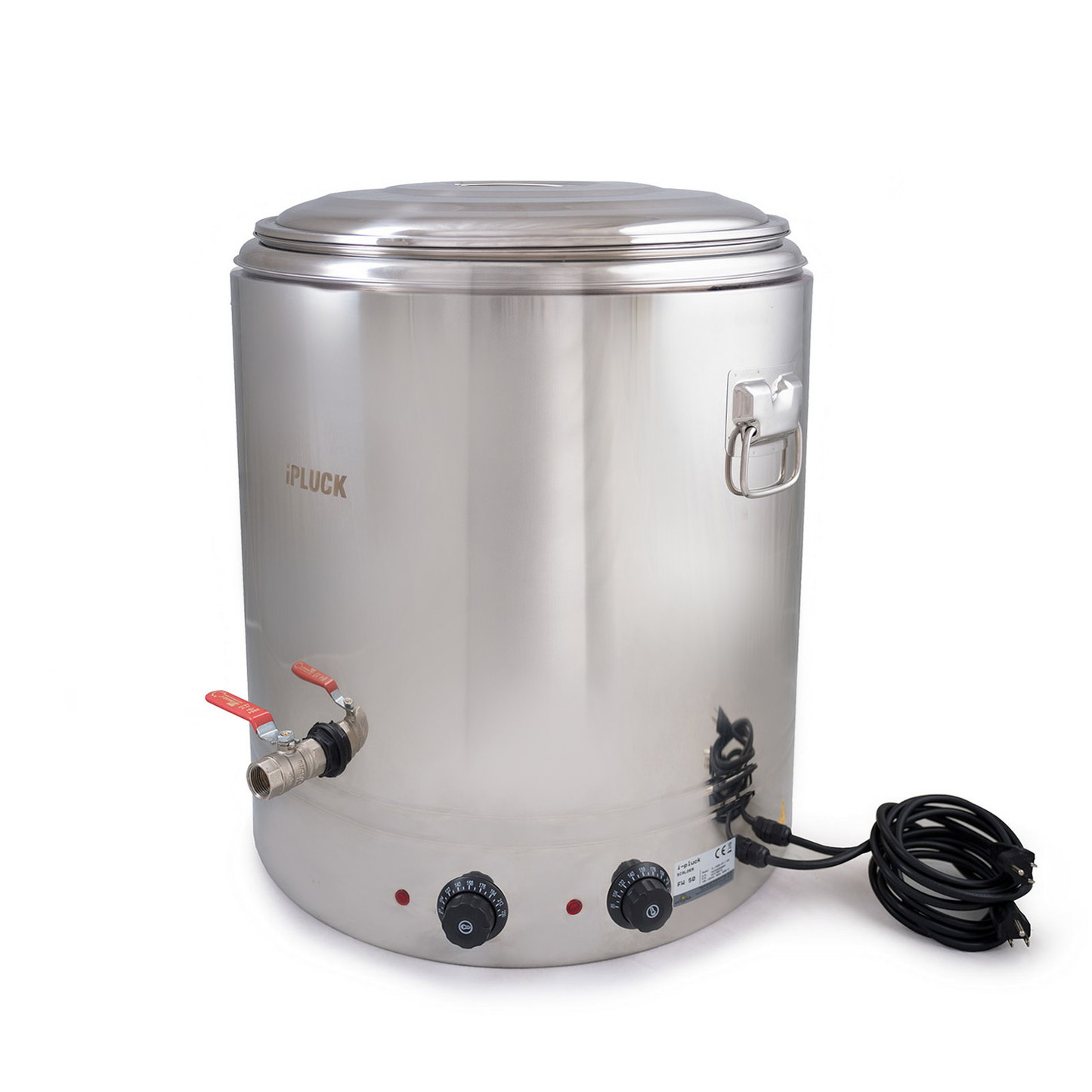 Échaudoir à volaille en acier inoxydable avec plongeur manuel, 26 gal