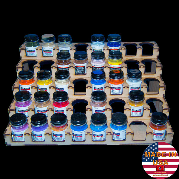 Paint Rack - 32mm Model Master - Mission Models