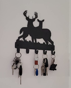 Deer Doe and Buck Family #1 - Key Rack