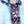 Maroon floral gown and headband set